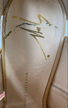 Load image into Gallery viewer, Authentic Giuseppe Zanotti Womens Beige High Stiletto Platform Heels 36 Stained
