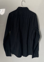 Load image into Gallery viewer, Beverly Hills Polo Club Mens Black Blue Printed Collared Button-Up Shirt Size XL
