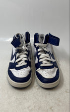 Load image into Gallery viewer, Nike Kids Court Borough Mid 2 CD7782-107 Blue White Sneaker Shoes Size 6.5Y
