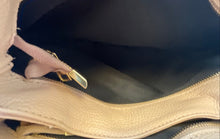 Load image into Gallery viewer, Unbranded Womens Beige Leather Bottom Studs Zipper Crossbody Bag
