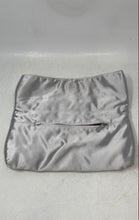 Load image into Gallery viewer, Juicy Couture Womens Silver Rhinestone Foldover Sateen Jade Clutch Handbag
