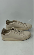 Load image into Gallery viewer, Coach Womens Clip G4966 Beige Brown Leather Lace-Up Sneaker Shoes Size 7.5 B
