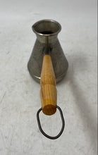 Load image into Gallery viewer, Embossed Pot With Spout And Wooden Handle Armenian Turkish Coffee Maker
