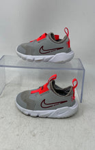 Load image into Gallery viewer, Nike Kids Flex Runner 2 DJ6039-009 Gray Red Slip-On Sneaker Shoes Size 6C
