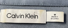 Load image into Gallery viewer, Calvin Klein Mens Gray Dotted Print Short Sleeve Spread Collar Polo Shirt Size M
