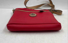 Load image into Gallery viewer, Authentic Giani Bernini Womens North South Red Saffiano Leather Crossbody Purse
