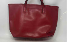 Load image into Gallery viewer, Michael Kors Womens Red Double Handle Inner Pockets Shoulder Handbag
