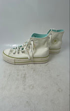 Load image into Gallery viewer, Converse Womens CTAS Lift Hi A08218F White Light Green Sneaker Shoes Size 6.5
