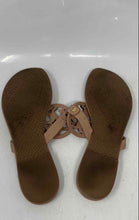 Load image into Gallery viewer, Authentic Tory Burch Womens Miller Beige Flip-Flop Sandals Size 7.5M Damaged
