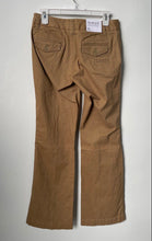Load image into Gallery viewer, Gap Womens Brown Stretch Hip Slung Fit Wide-Leg Chino Pants Size 0 With Tag
