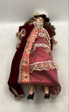 Load image into Gallery viewer, Victorian Style Curly Hair Porcelain Doll Collectible By Pamela Phillips
