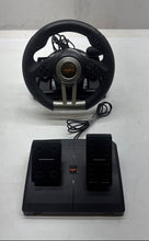 Load image into Gallery viewer, PXN V3 Pro Black Wired Games On PC &amp; Consoles Racing Wheel With Clamp And Pedals
