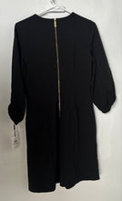 Load image into Gallery viewer, Calvin Klein Womens Black Long Puff Sleeve Round Neck Sheath Dress Size 6 w/ Tag
