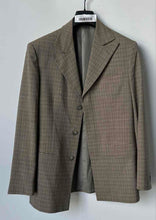 Load image into Gallery viewer, Cerruti Mens Multicolor Long Sleeve Single-Breasted Three Button Blazer Size 41
