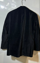 Load image into Gallery viewer, Adolfo Mens Black Long Sleeve Notch Lapel Regular Fit Two-Button Blazer Size S
