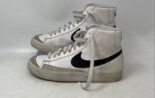 Load image into Gallery viewer, Nike Boys Blazer Mid '77 DA4086-100 White Mid Top Lace-Up Sneaker Shoes Size 6Y
