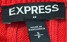 Load image into Gallery viewer, Express Womens Red Knitted Sleeveless Mock Neck Regular Fit Tank Top Size S
