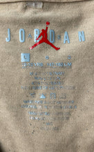 Load image into Gallery viewer, Jordan Boys Light Brown Short Sleeve Crew Neck Stretch Out T-Shirt Size L 12-13Y
