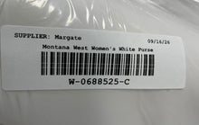 Load image into Gallery viewer, Montana West Womens White Quilted Inner Pockets Shoulder Tote Purse
