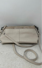 Load image into Gallery viewer, The Sak Womens Beige Leather Inner Pockets Adjustable Strap Crossbody Bag
