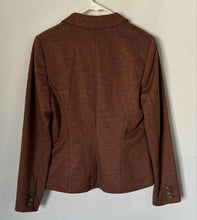 Load image into Gallery viewer, The Limited Womens Brown Long Sleeve Notch Lapel One-Button Blazer Size Medium
