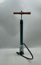 Load image into Gallery viewer, SKS Germany Green Bicycle Tyre Manual Hand Air Pump With Wood Handle Not Tested
