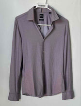Load image into Gallery viewer, Hugo Boss Mens Multicolor Printed Long Sleeve Slim Fit Button-Up Shirt Size S
