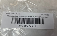 Load image into Gallery viewer, Smithsonian Black Gray Adjustable Planetarium Projector With 3 Disc Not Tested
