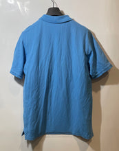 Load image into Gallery viewer, Psycho Bunny Mens Blue Pima Cotton Short Sleeve Button Front Polo Shirt Size 7
