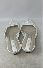 Load image into Gallery viewer, Franco Sarto Womens Marlina White Pointed Toe Slip-On Kitten Mule Heels Size 10M
