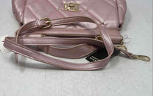 Load image into Gallery viewer, Badgley Mischka Womens Pink Leather Detachable Strap Lined Crossbody Bag w/ Tags
