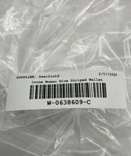 Load image into Gallery viewer, InOne Womens Blue Striped Detachable Strap Charm Cell Phone Crossbody Bag
