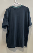 Load image into Gallery viewer, Hugo Boss Mens Blue Cotton Short Sleeve Te Glitch Knit Relaxed-Fit T-Shirt Sz XL
