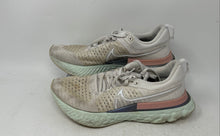 Load image into Gallery viewer, Nike Womens React Infinity Run Flyknit 2 Beige Green Pink Sneaker Shoes Size 8.5
