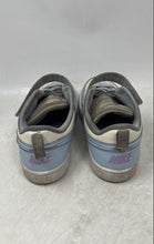 Load image into Gallery viewer, Nike Boys Court Borough Low Recraft IH4049-001 White Blue Sneakers Shoes Size 3Y
