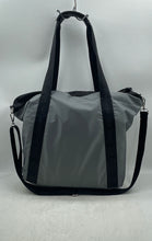 Load image into Gallery viewer, Steve Madden Womens Gray Black Detachable Strap Outer Pockets Lined Tote Bag
