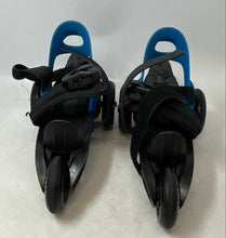 Load image into Gallery viewer, Cardiff Skate Co. Unisex Cruiser Blue Black Adjustable 4-Wheel Skates Size S

