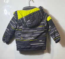 Load image into Gallery viewer, Chaps Boys Multicolor Striped Long Sleeve Hooded Jacket Size Large 4T
