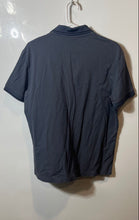 Load image into Gallery viewer, Armani Exchange Mens Gray Short Sleeve Quarter-Zip Polo Shirt Size Medium
