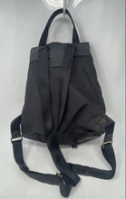 Load image into Gallery viewer, Authentic Tory Burch Womens Scout Black Adjustable Strap Backpack Worn Damaged

