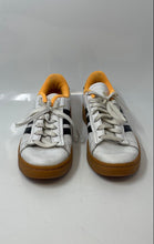 Load image into Gallery viewer, Adidas Mens Grand Court Alpha White Black Yellow Leather Sneaker Shoes Size 7.5
