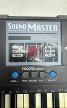 Load image into Gallery viewer, Soundmaster Ivory Black 49 Key Digital Electronic Musical Keyboard Not Tested
