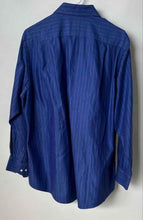 Load image into Gallery viewer, Tommy Bahama Mens Blue Long Sleeve Chest Pocket Button Front Dress Shirt Sz 15.5

