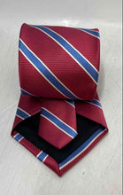 Load image into Gallery viewer, Brooks Brothers Mens Multicolor Striped Stain Resistant Keeper Loop Pointed Tie
