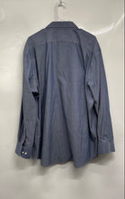 Load image into Gallery viewer, Tommy Hilfiger Mens Blue Cotton Long Sleeve Collared Dress Shirt Size 2XL
