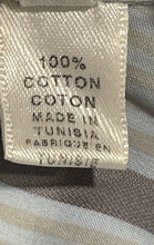 Load image into Gallery viewer, Authentic Armani Collezioni Mens Blue Gray Striped Cotton Button-Up Shirt Size L
