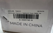 Load image into Gallery viewer, Ashthorpe Model No. 893 61-Key Digital Electronic Piano Keyboard Not Tested
