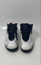 Load image into Gallery viewer, Nike Boys Air Jordan True Flight Black White Red Leather Sneakers Shoes Size 11C
