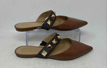 Load image into Gallery viewer, Michael Kors Womens Wren Brown Leather Pointed Toe Slip-On Flats Size 9.5M
