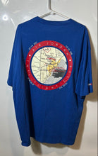 Load image into Gallery viewer, Air Jordan Mens Blue Graphic Print Jumpman Two 18 Pullover T-Shirt Size XL
